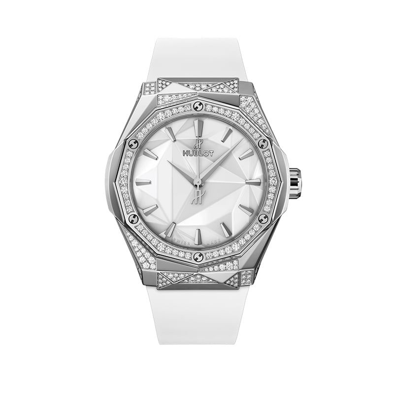 HUBLOT Classic Fusion Orlinski Titanium White Alternative Pavé 40 MM 550.NS.2200.RW.1804.ORL20
