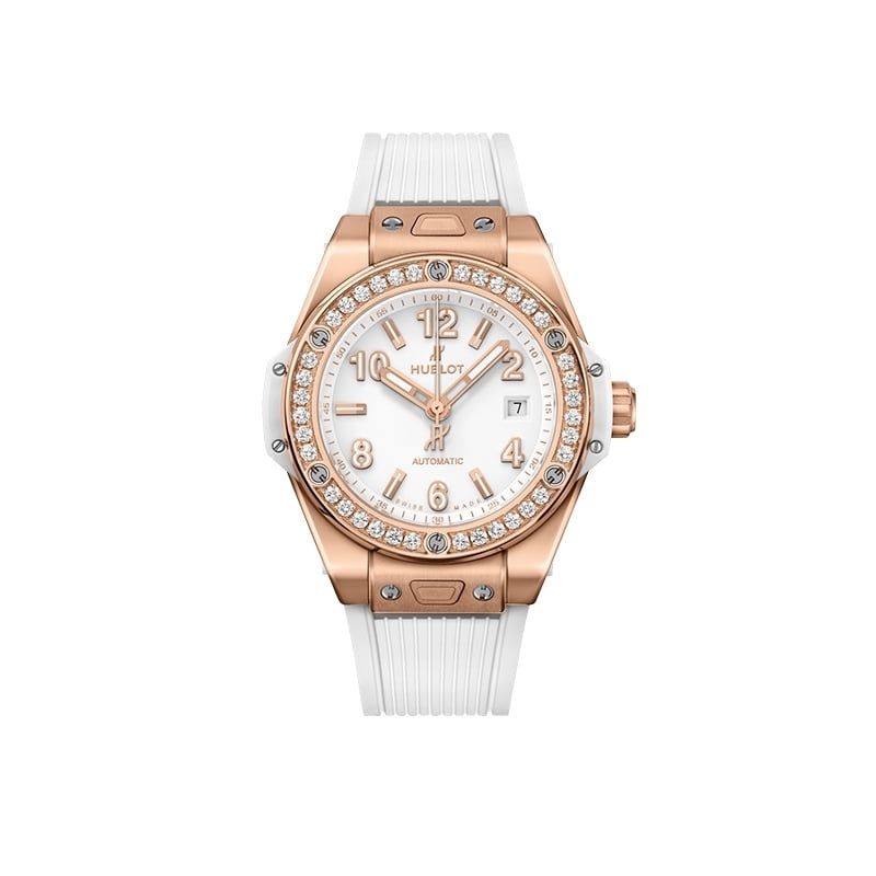 HUBLOT Big Bang One Click King Gold White Diamonds 33 MM 485.OE.2080.RW.1204