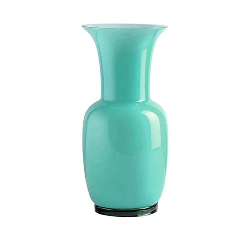 VENINI Vaso Opalino Verde Menta 17 CM - H 36 CM 706.22