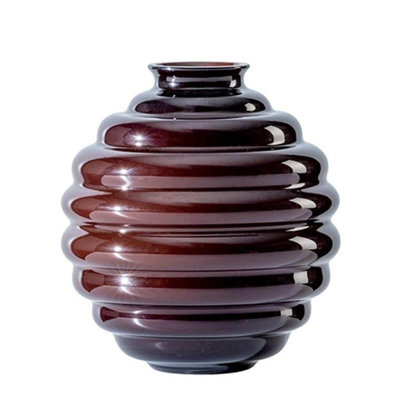 VENINI Vaso Dèco Medium Rosso Sangue Di Bue  26 CM - H 29 CM 707.10