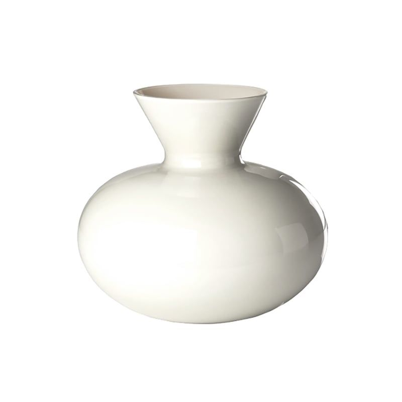 VENINI Vaso Idria Lattimo/Talpa 30 CM - H 27 CM 706.41