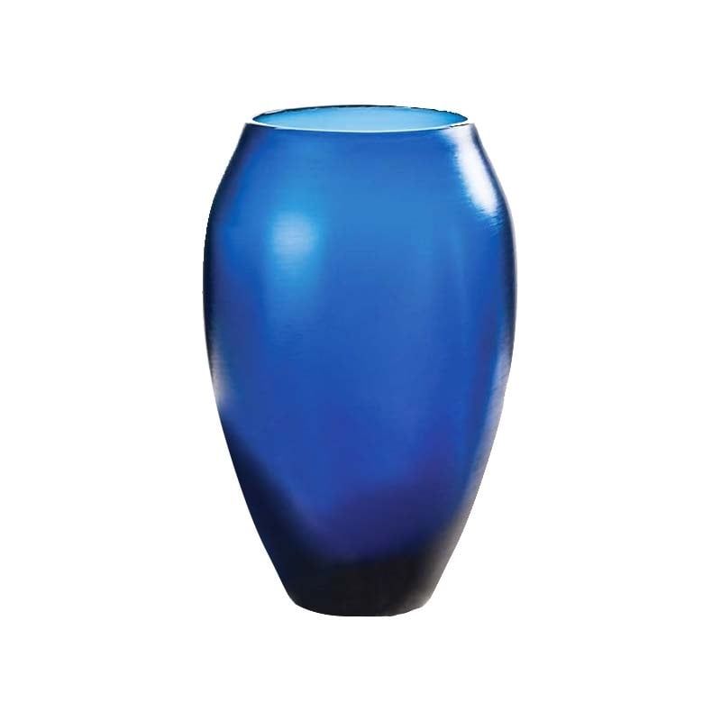 VENINI Vaso Incisi Blu Mare  20 CM - H 32 CM 722.02