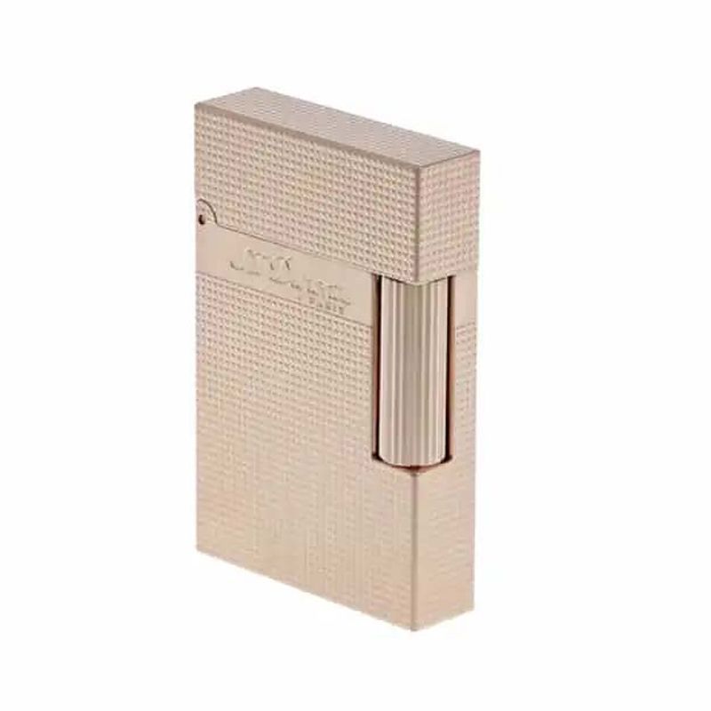 S. T. DUPONT Accendino Line 2 Slim Oro Rosa Punta Di Diamante  C18691