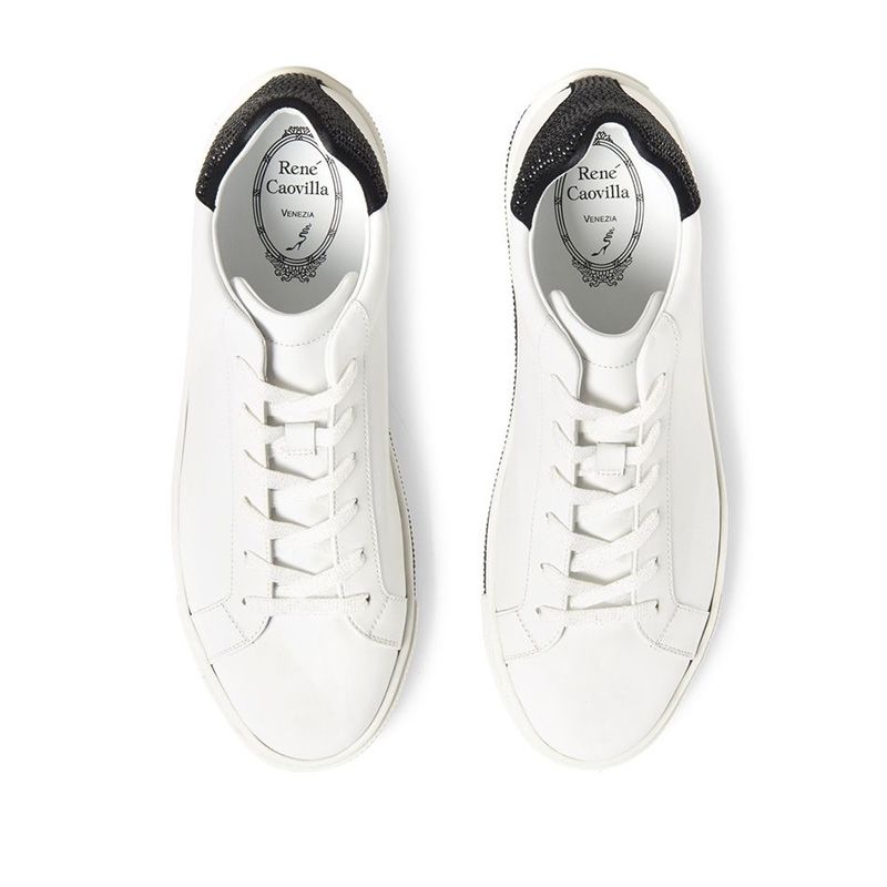 Rene Caovilla Xtra - Sneakers In Pelle Bianco  C09061-015-CAP1V517