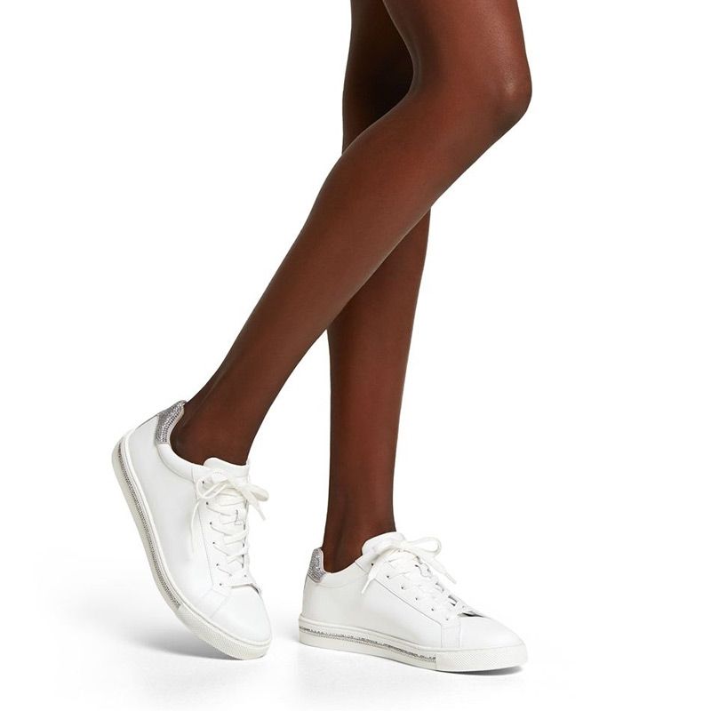 Rene Caovilla Xtra - Sneakers In Pelle Bianco  C09061-015-CAP1V214