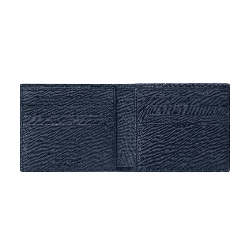 MONTBLANC Portafoglio 8 Scomparti Sartorial Blu  128587