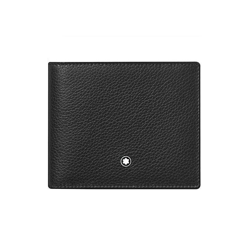 MONTBLANC Portafoglio 6 Scomparti Meisterstück  Soft Grain Nero  126250