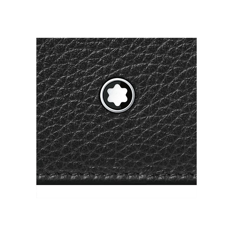 MONTBLANC Portafoglio 6 Scomparti Meisterstück  Soft Grain Nero  126250