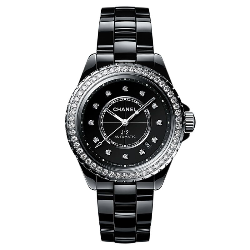 CHANEL J12 Con Lunetta di Diamanti Calibro 12.1 38 MM H6526