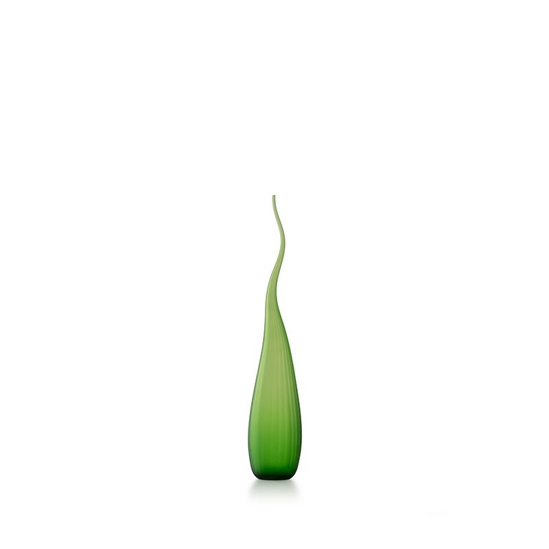SALVIATI Vaso Aria Verde Erba Satinato Small H 55 CM / Ø 10 CM 3740
