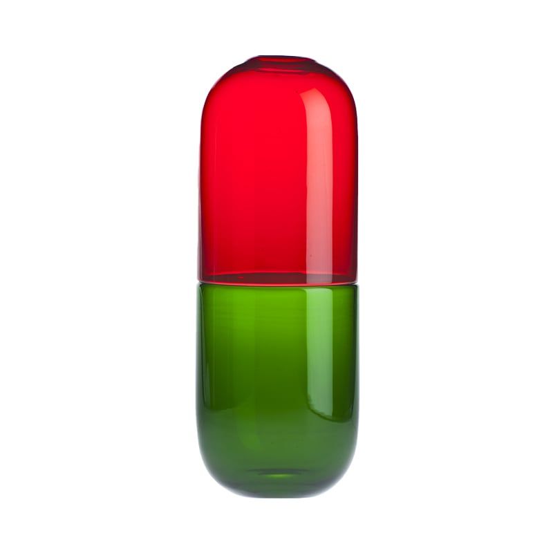 VENINI Vaso Happy Pills Adrenalina  H 33 cm / Ø 11.5 cm 027.29