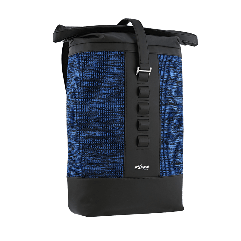 S. T. DUPONT Zaino Arrotolato Jet Millennium Nero E Blu  195002
