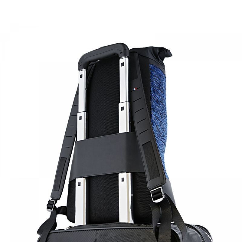 S. T. DUPONT Zaino Arrotolato Jet Millennium Nero E Blu  195002