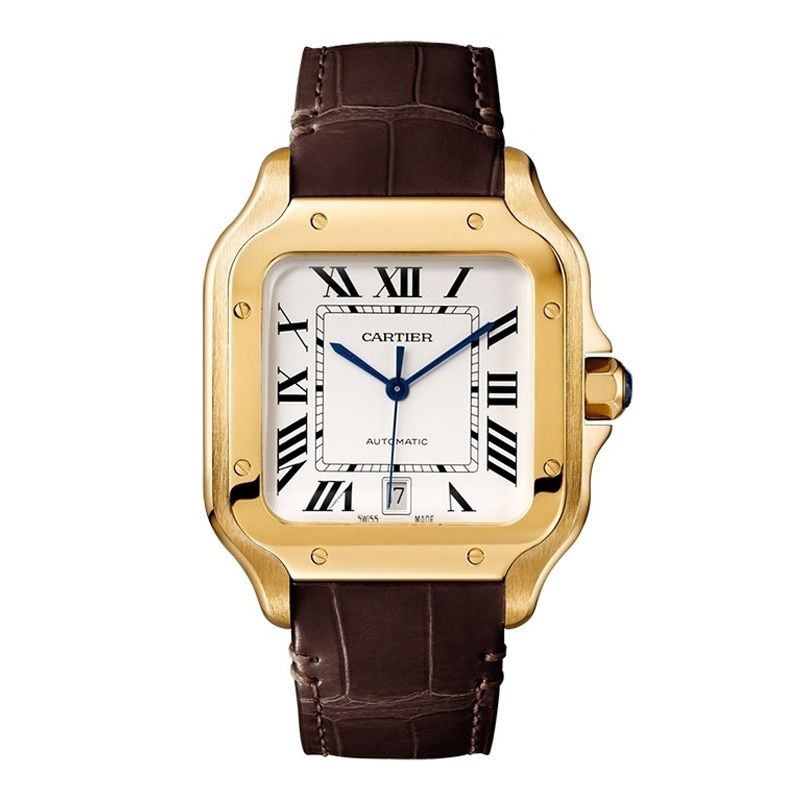 CARTIER Santos De Cartier Modello Grande, Oro Giallo 39,8 MM WGSA0029