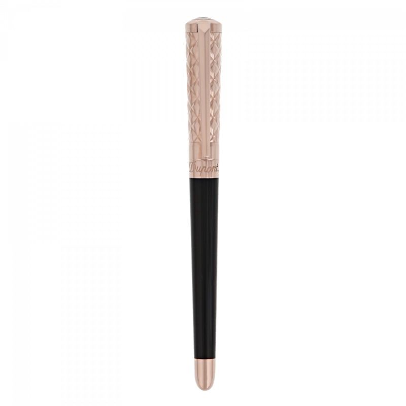 S. T. DUPONT Penna Roller D-Initial Lacca Nero / Oro Rosa  462601