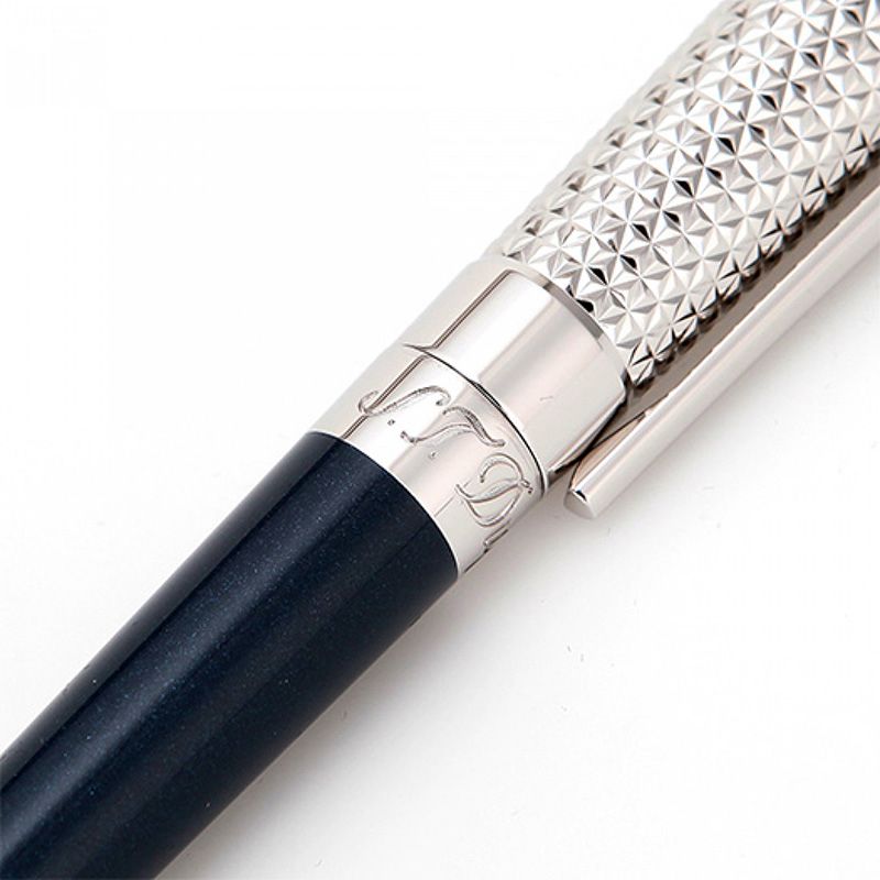 S. T. Dupont Penna A Sfera D-Initial Lacca Blu / Palladio  465017