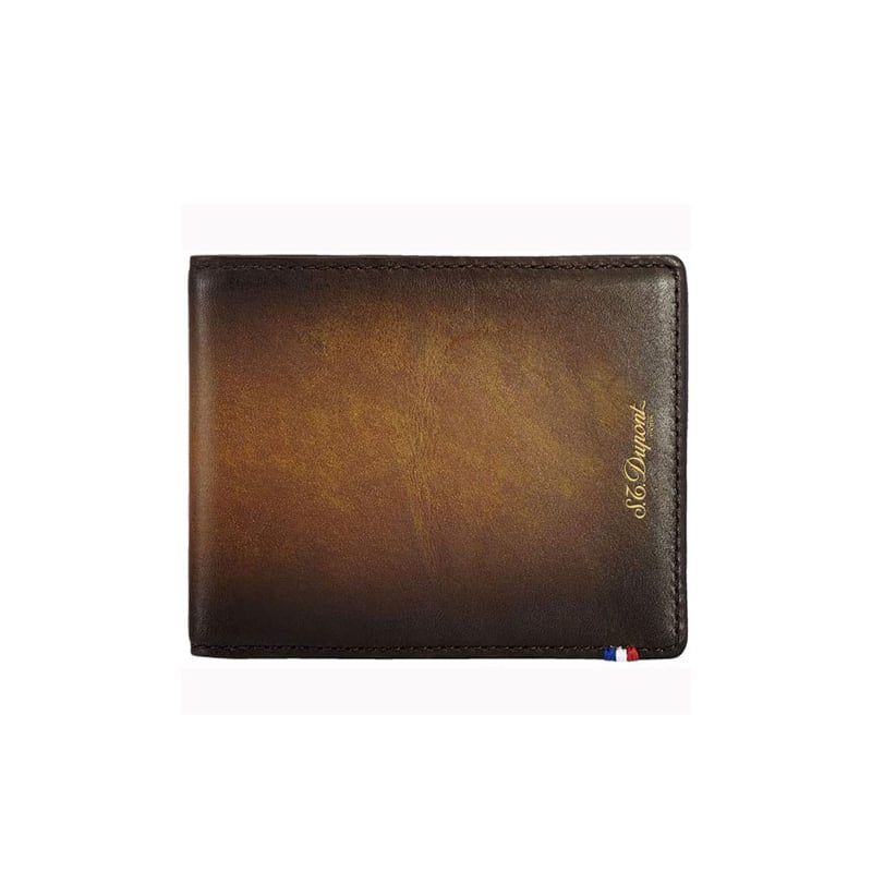 S. T. DUPONT Portafoglio Pelle Marrone  190400