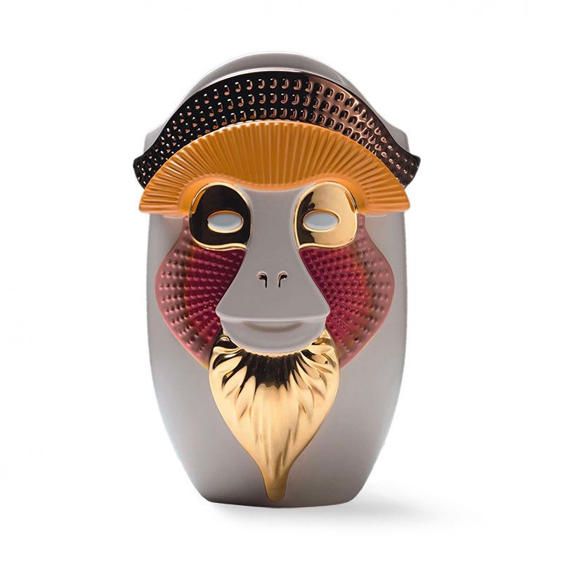 BOSA Vaso Primates Brazza Levriero (Elena Salmistraro) 25,5 CM - H 40 CM A-21/52+73