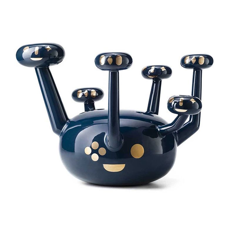 BOSA Candelabro Atomo Blu Pavone (Jaime Hayon) 52 CM - H 33 CM W-198/49GB
