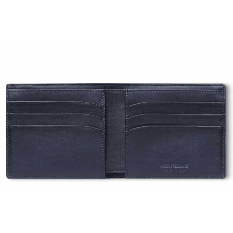MONTBLANC Portafoglio 6 Scomparti Meisterstück Blu  123945