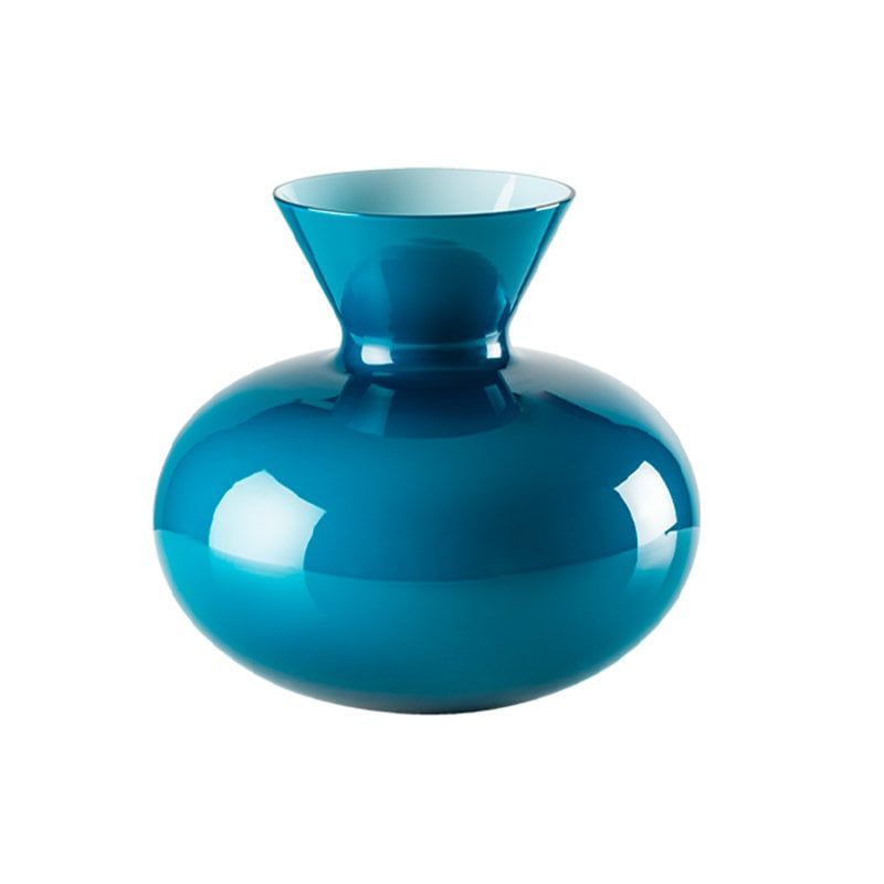 VENINI Vaso Idria Orizzonte/Lattimo 30 CM - H 27 CM 706.41