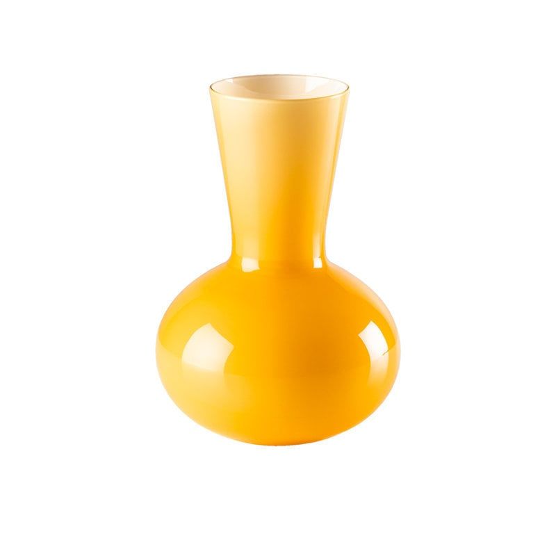 VENINI Vaso Idria Ambra/Lattimo 16,5 CM - H 23 CM 706.43
