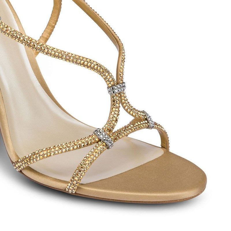 RENE CAOVILLA Clippy - Sandali Tacco Alto Oro  C11266-105-R001V184