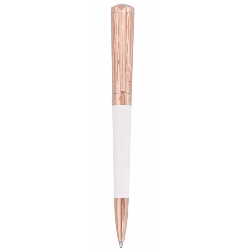 S. T. DUPONT Penna A Sfera Liberté Lacca Bianca / Oro Rosa  465398