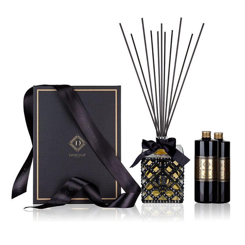 DANHERA Profumatore D'Ambiente Efesto Jewels Brill Black Fragranza Aenigma 1000 ml DANHEFE1000B/BRILL/AEN