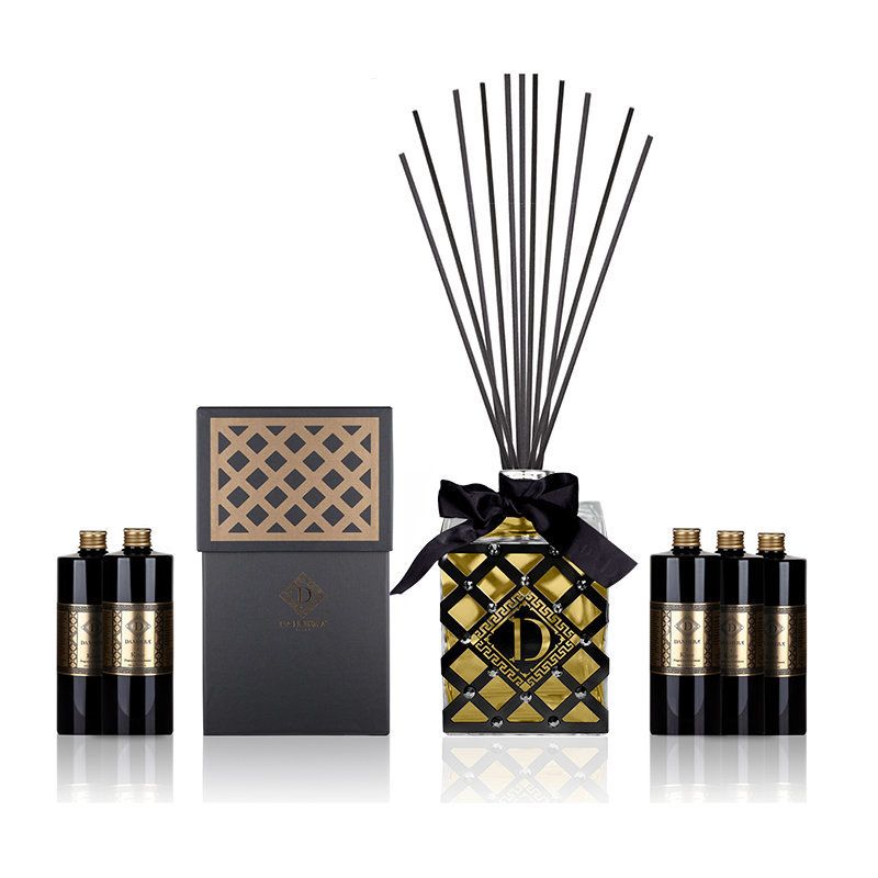 DANHERA Profumatore D'Ambiente Efesto Jewels Brillini Black Fragranza Aenigma 2500 ml DANHEFE2500B/BRILLINI/AEN