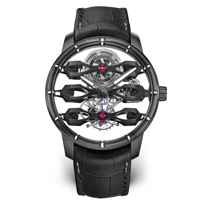 GIRARD PERREGAUX Tourbillon With Three Flying Bridges Aston Martin Edition 44 MM 99296-21-001-BA6A