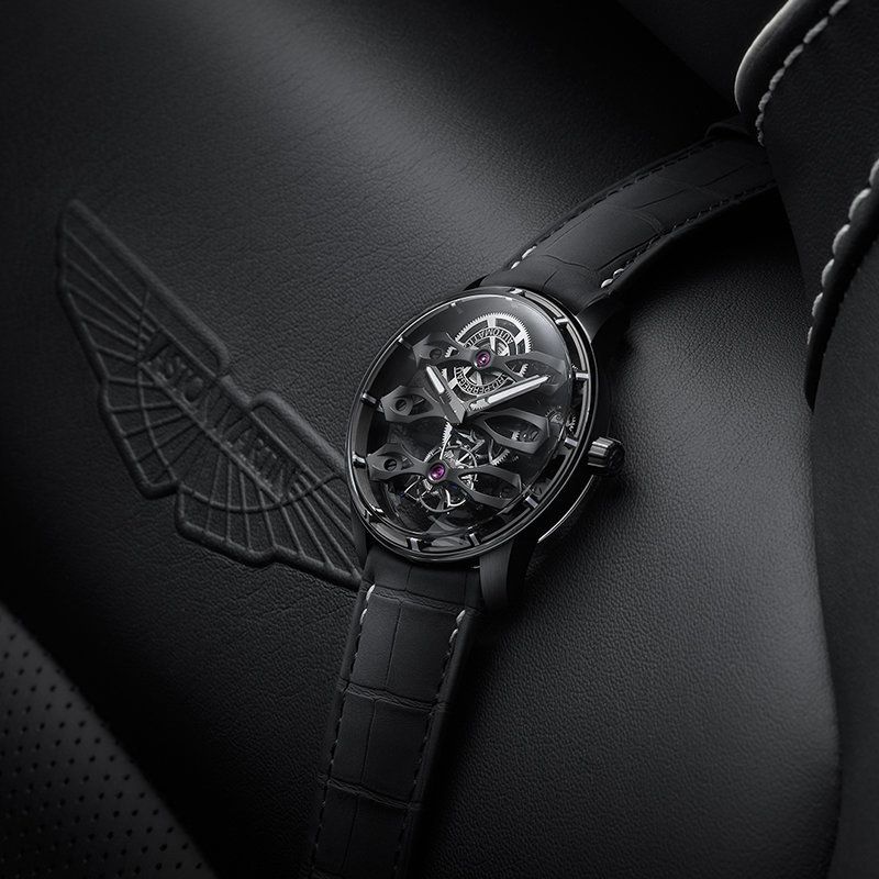 GIRARD PERREGAUX Tourbillon With Three Flying Bridges Aston Martin Edition 44 MM 99296-21-001-BA6A
