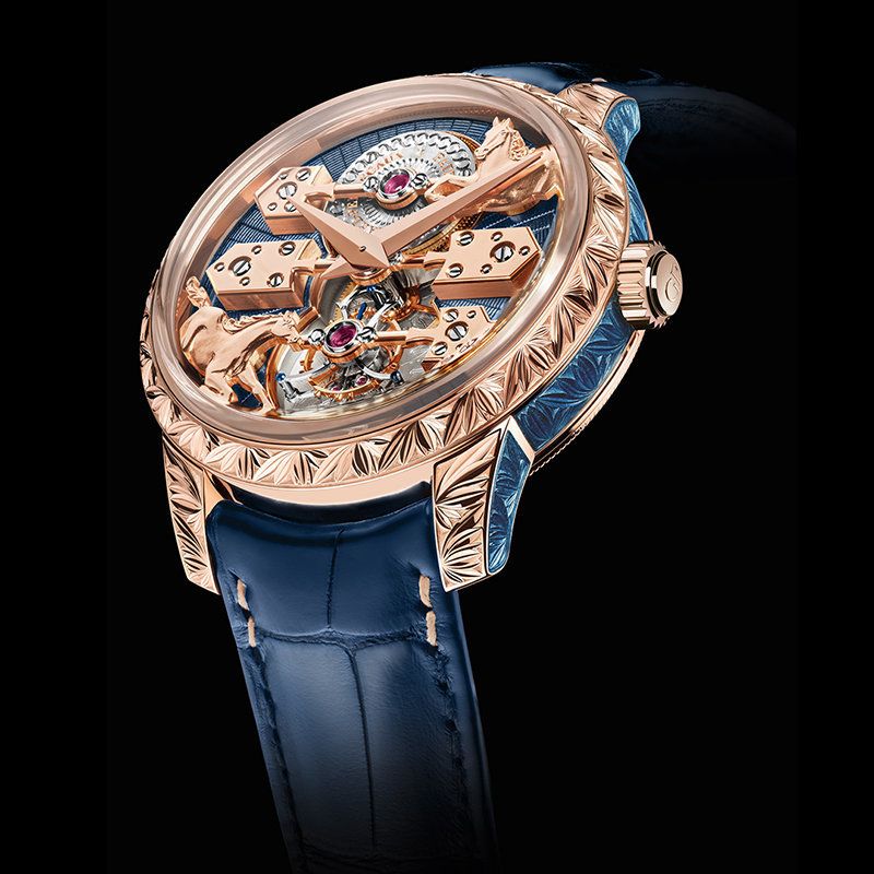 GIRARD PERREGAUX Bridges La Esmeralda Tourbillon "A Secret" Eternity Edition  43 MM 99274-52-000-BA6A