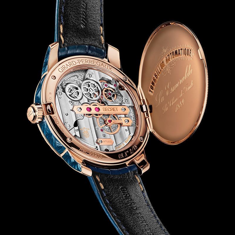 GIRARD PERREGAUX Bridges La Esmeralda Tourbillon "A Secret" Eternity Edition  43 MM 99274-52-000-BA6A