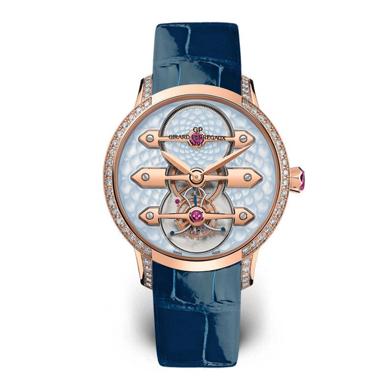 GIRARD PERREGAUX Tourbillon Three Gold Bridges Lady 38 MM 99242D52B401-CK4A