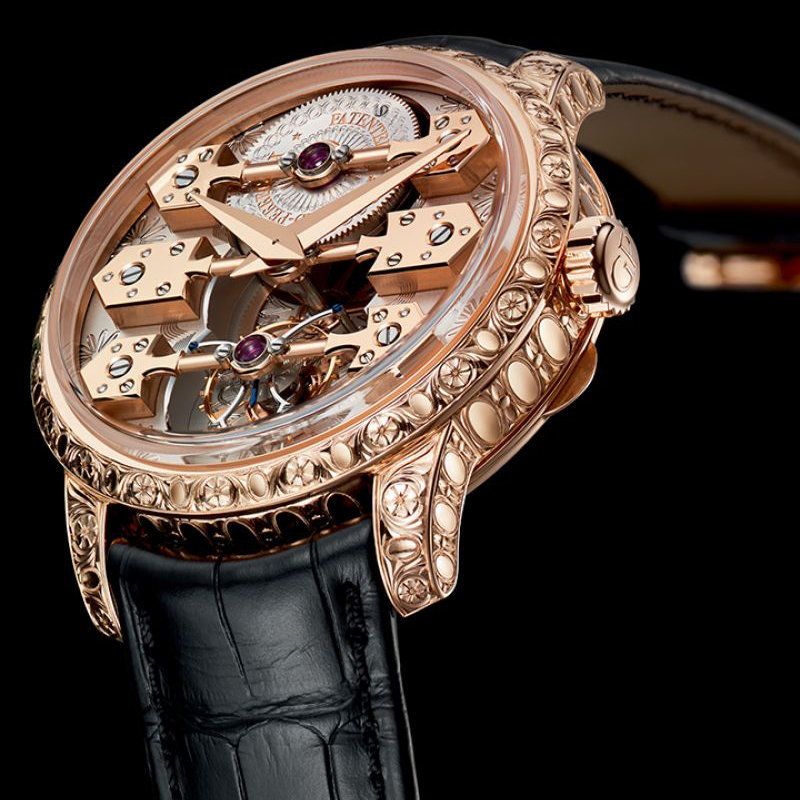 GIRARD PERREGAUX Bridges Esmeralda Tourbillon "A Secret" 44 MM 99276-52-000-BA6E