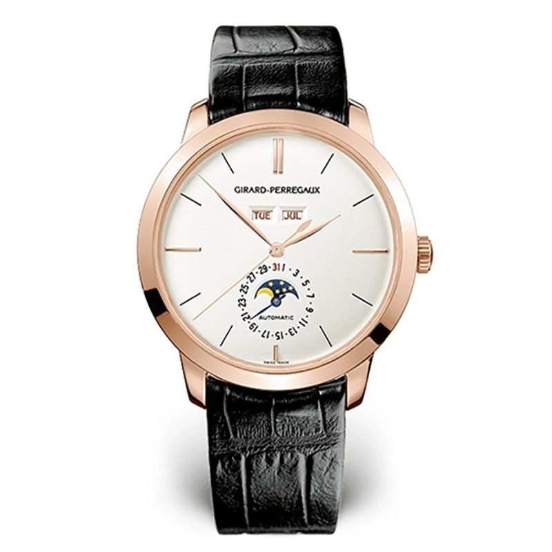GIRARD PERREGAUX 1966 Full Calendar 40 MM 49535-52-151-BK6A