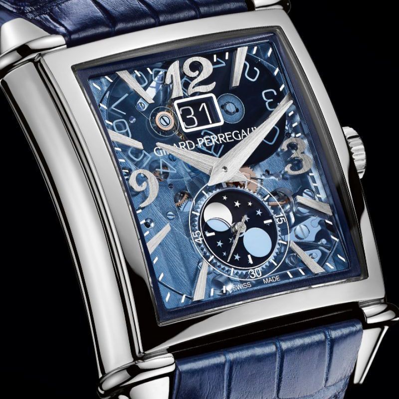 GIRARD PERREGAUX Vintage 1945 Xxl Large Date And Moon Phases 36 X 35 MM 25882-11-421-BB4A