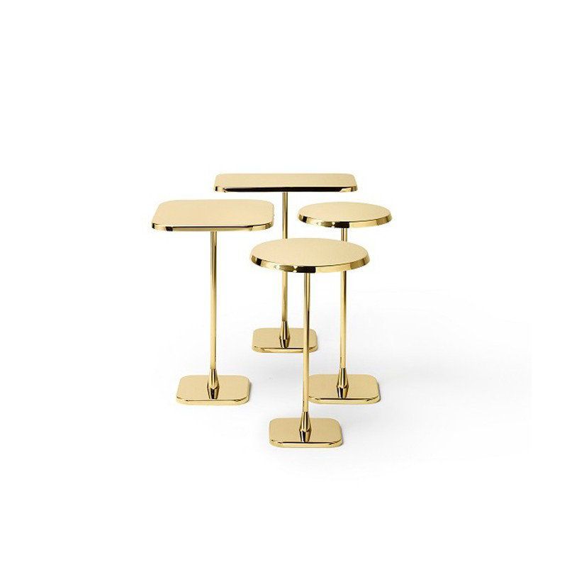 GHIDINI 1961 Tavolino Quadrato In Acciaio - Opera Coffee Tables (Richard Hutten) 35x35x45H RH101HB104