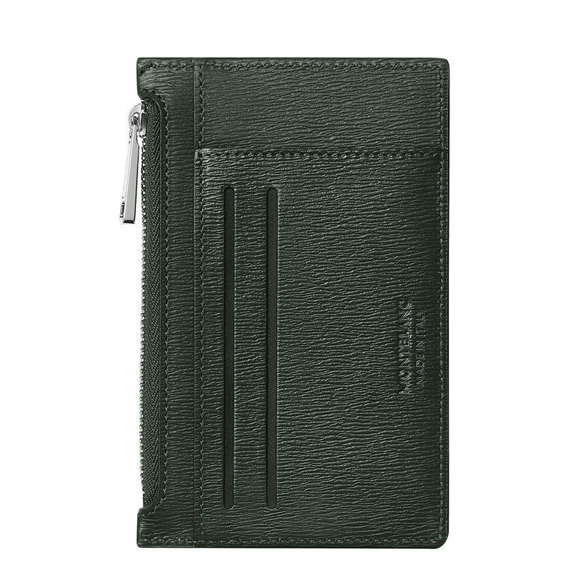 MONTBLANC Custodia Meisterstück 8 Scomparti Verde Con Tasca e Con Cerniera  129256