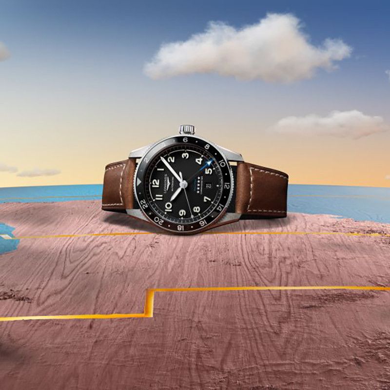 LONGINES Spirit Zulu Time 42 MM L3.812.4.53.2