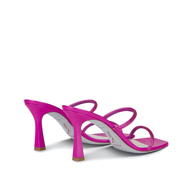 Rene Caovilla Bessie - Mule Tacco Medio Fucsia  C11103-080-R001V466