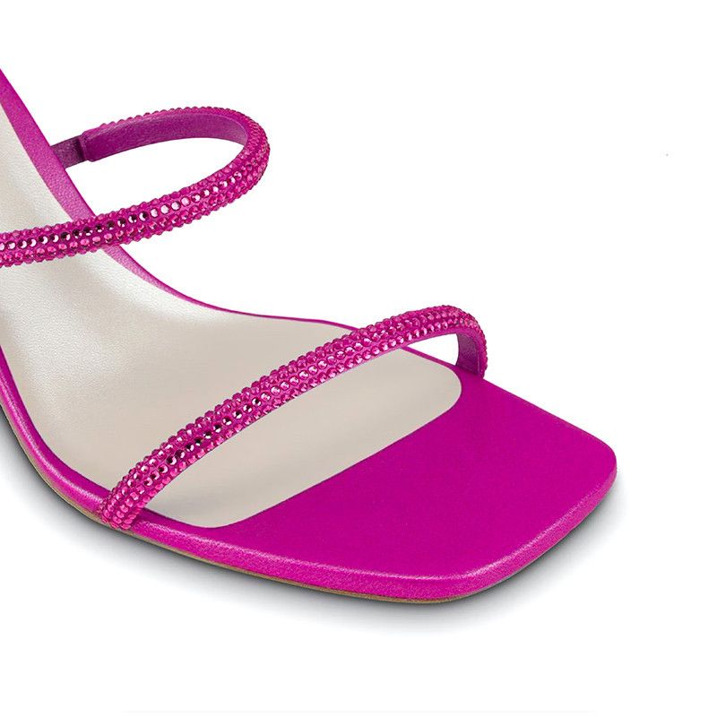 Rene Caovilla Bessie - Mule Tacco Medio Fucsia  C11103-080-R001V466