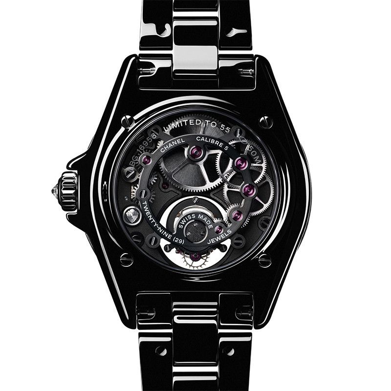 CHANEL J12 Diamond Tourbillon Ceramica Nera High-Tech 38 MM H7381