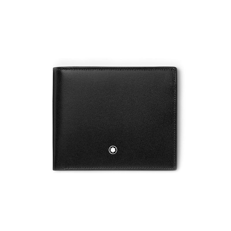 MONTBLANC Portafoglio Meisterstück 10 Scomparti Nero Con Portamonete  5524