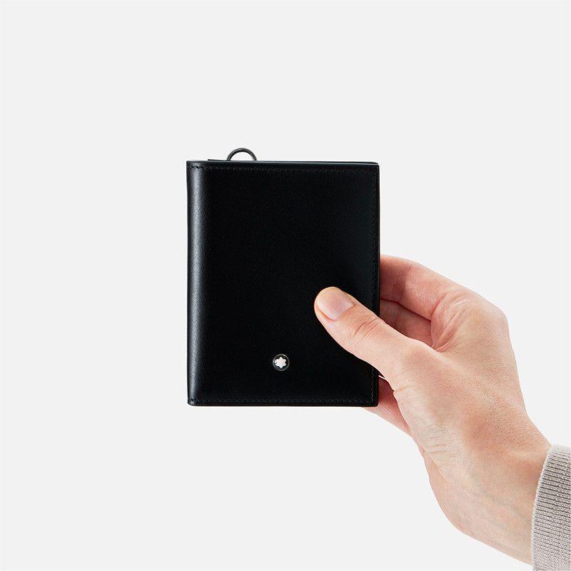 MONTBLANC Portafoglio Compatto Meisterstück 6 Scomparti Nero  129677