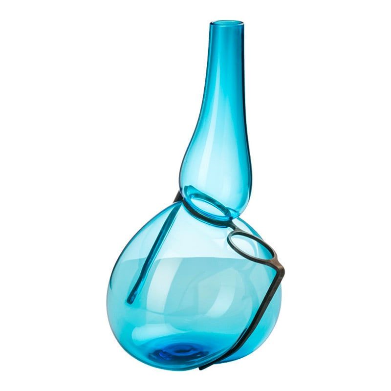 VENINI Vaso Where Are My Glasses Acquamare  Ø 25 CM 777.51