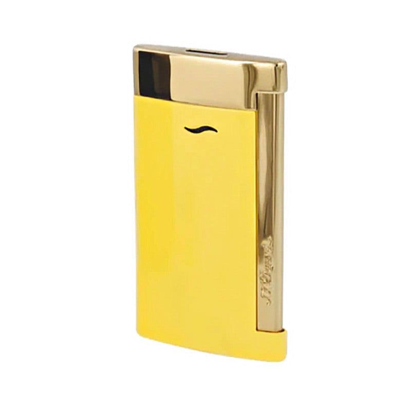 S. T. DUPONT Accendino Slim 7 Col. Vaniglia/ Pvd Oro Giallo  027780