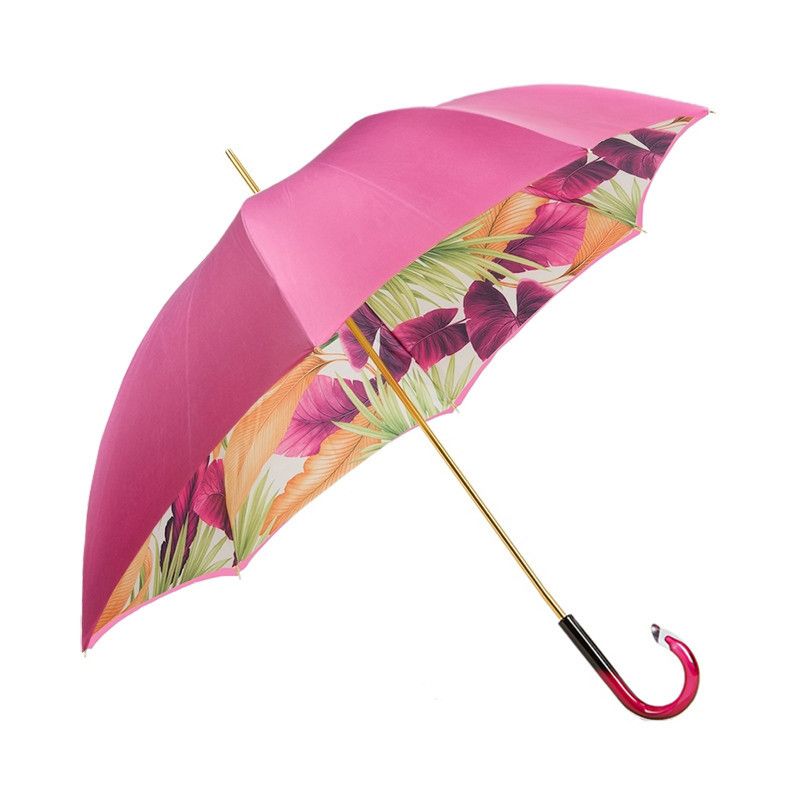 PASOTTI Ombrello Da Donna Flower Sfumato Fuxia Interno Foresta Fuxia  189*21284-18*55123274*G15