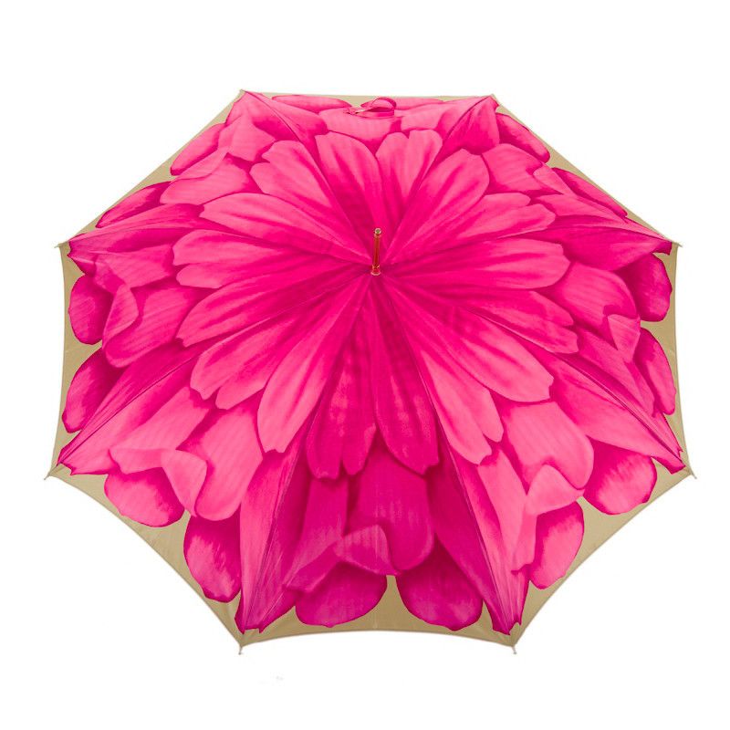PASOTTI Ombrello Da Donna Flower Petalo Fuxia Interno Sfumato Fuxia  189*21065/30*21284-18*P5